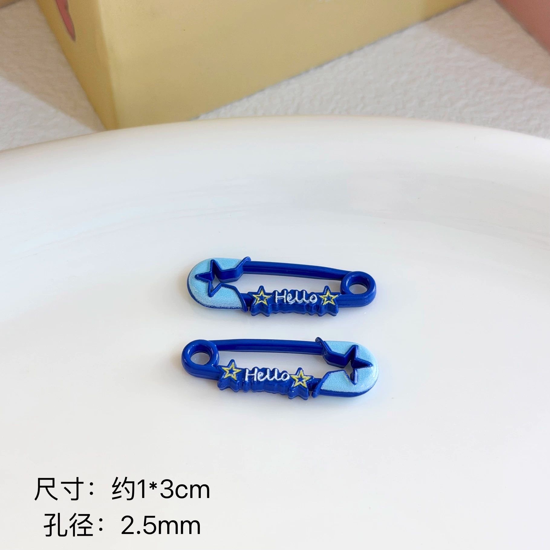 핸드폰 액세서리 팬던트 브로치 핸드메이드 보조재료 deepblue 이미지 1