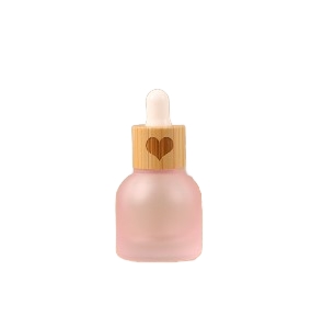 스포이드 화장품 소분 유리 케이스 10ml 핑크 하트 이미지 1