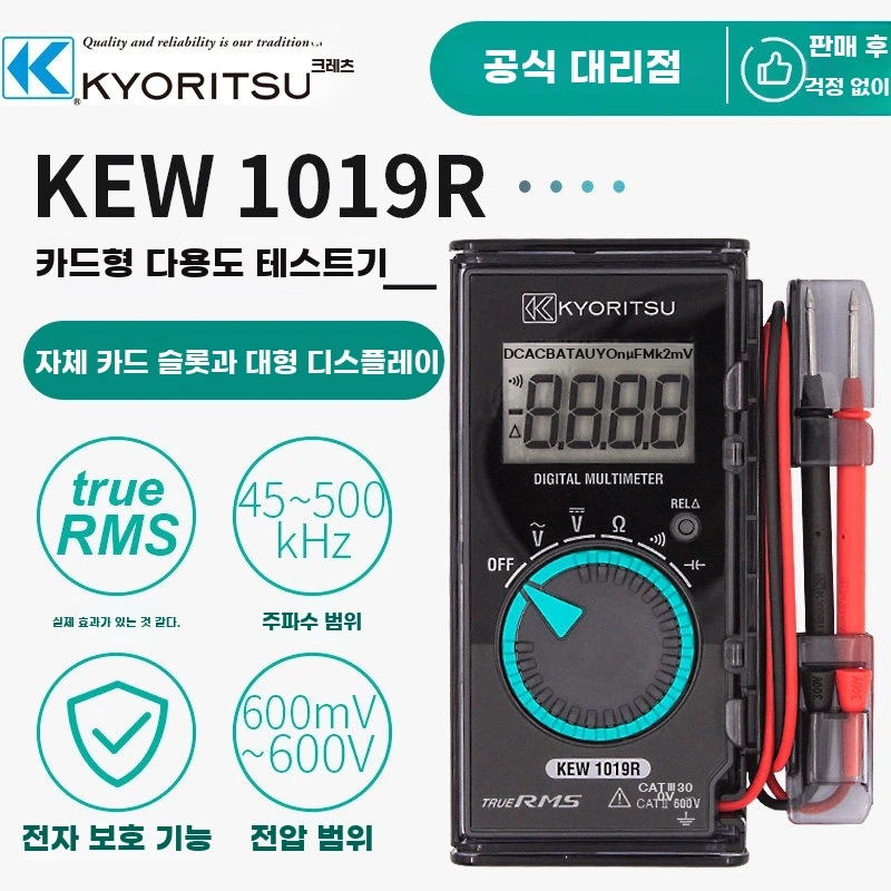 B. KEW1019R RMS 전자 보호 기능